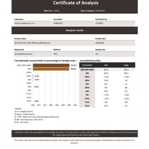 H Drop 10ml 30% Lab Report